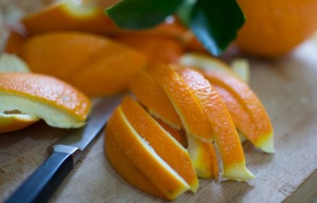 ברכה על קליפות תפוזים